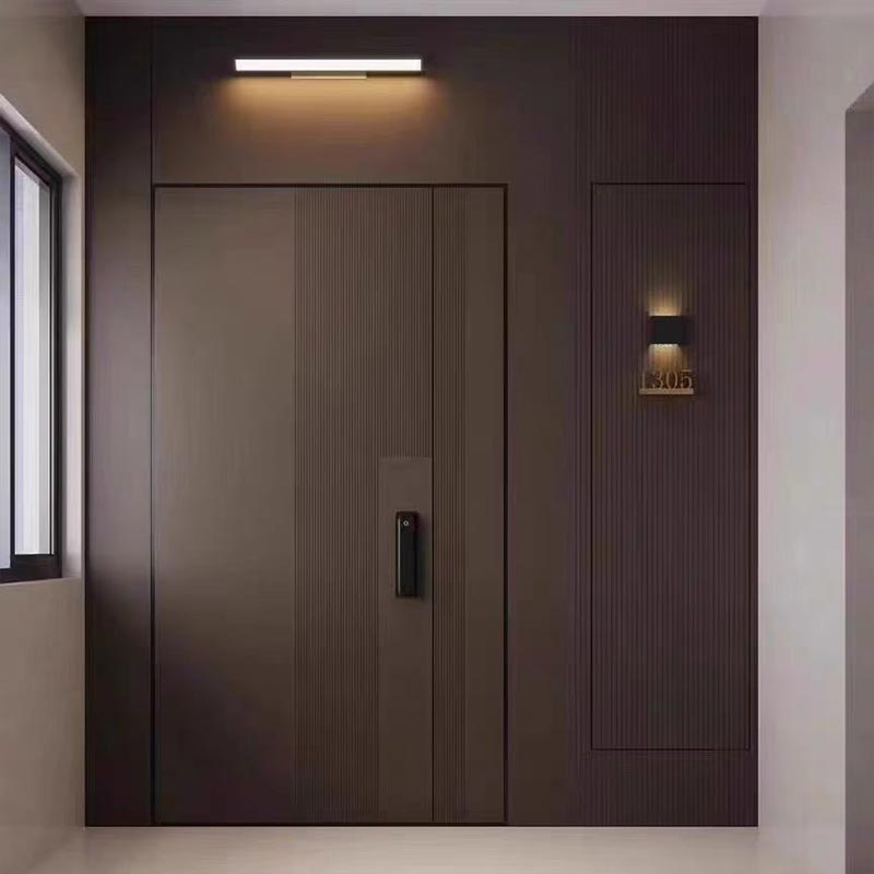 3D Radial Precision Carved Hidden Door