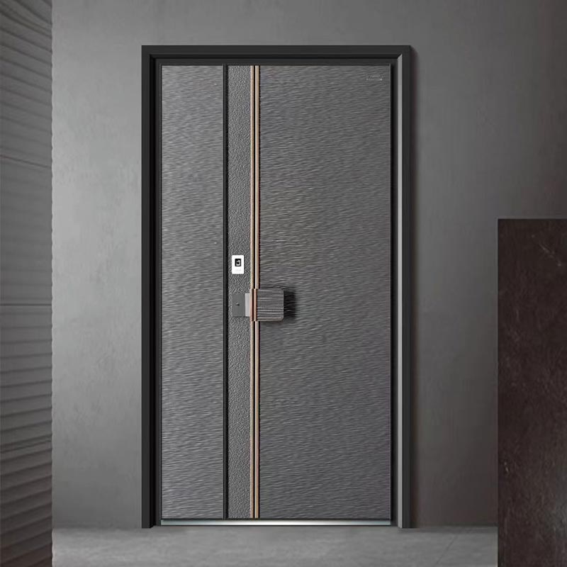 Thermal Break Carved Cast Aluminum Entry Door